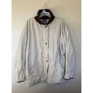 VINTAGE Men’s St Johns Bay Barn Chore Coat Corduroy Collar Reversible, size 3XL